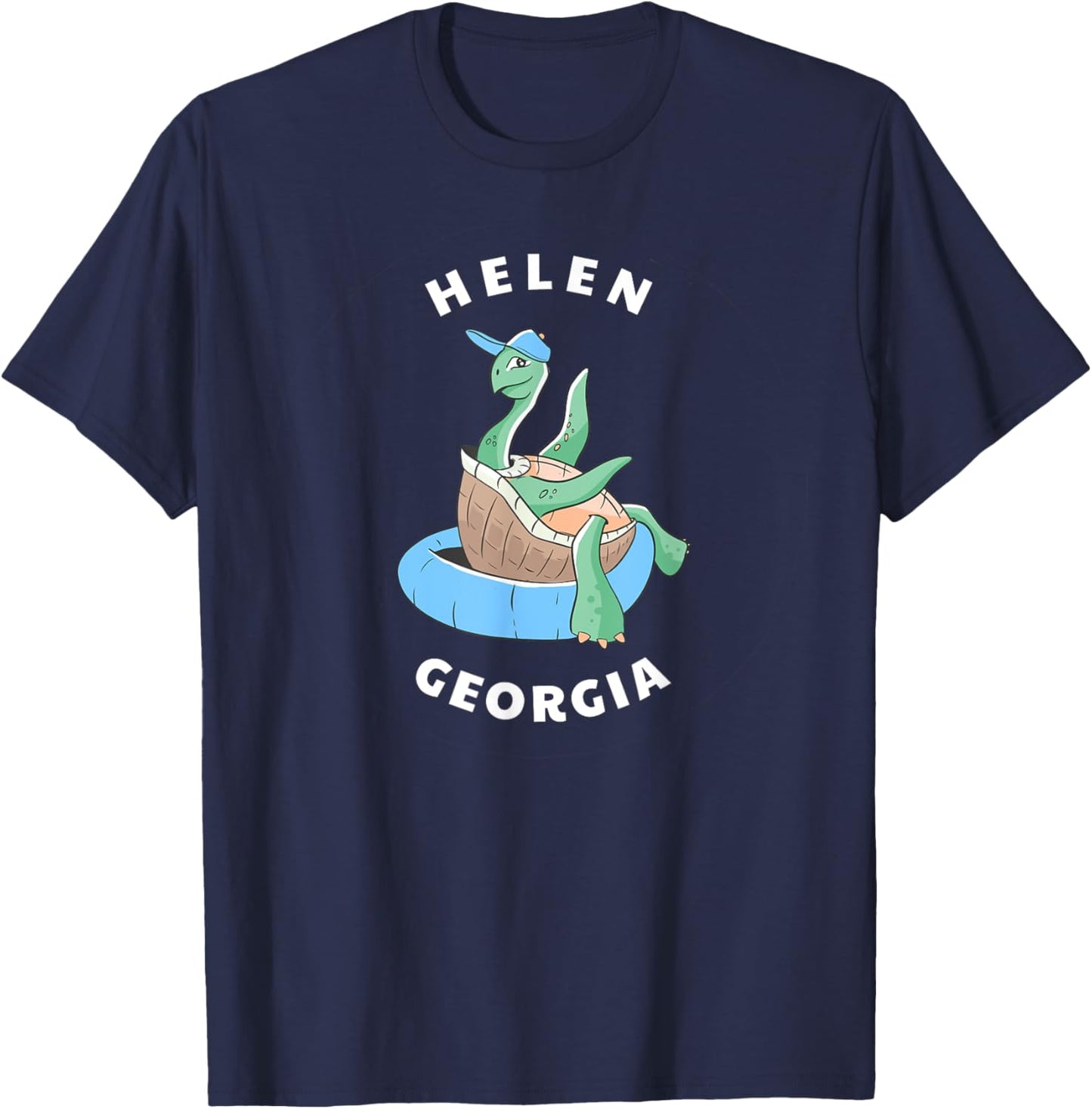 Helen Georgia Chattahoochee River Tubing GA Vacation T-Shirt - T-Shirt | Navy
