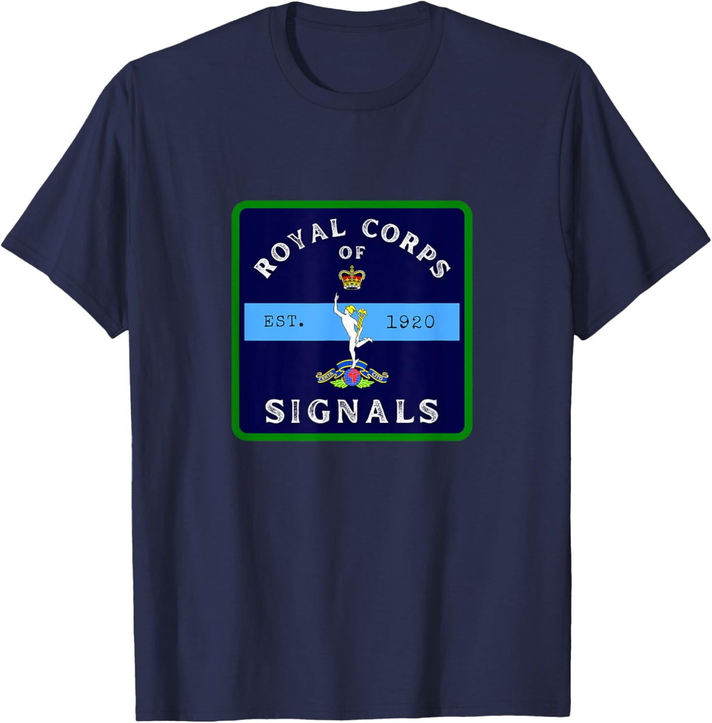Royal Corps Of Signals. British Army Telecommunications T-Shirt - T-Shirt | Navy