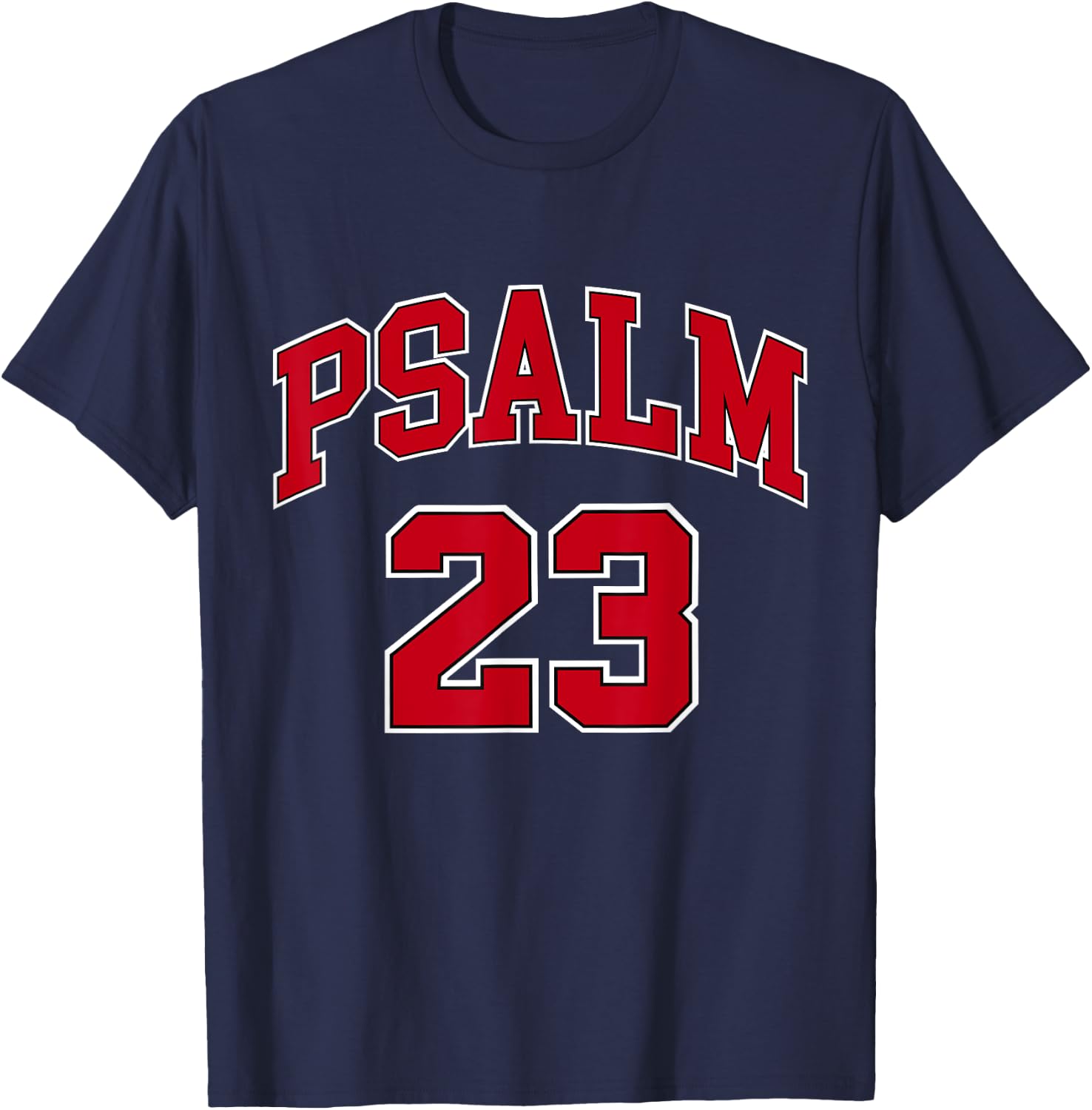Psalm 23 shirt, Retro Sneakerhead, Christian Bible, Jesus T-Shirt - T-Shirt | Navy