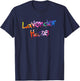 Lavender Haze Paint Drip Gift Music Fan T-Shirt - T-Shirt | Navy