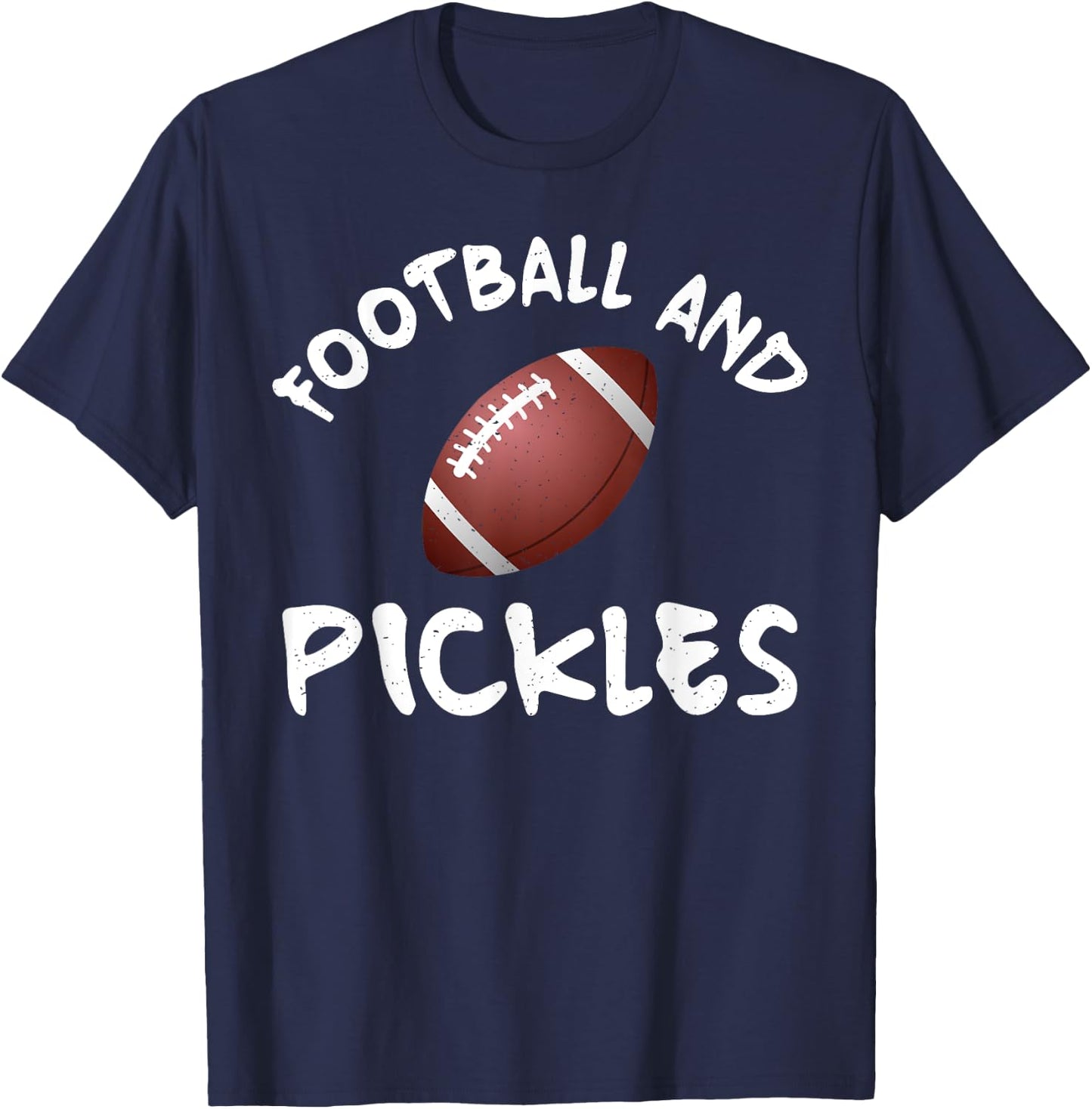 Football and Pickles T-Shirt - T-Shirt | Navy