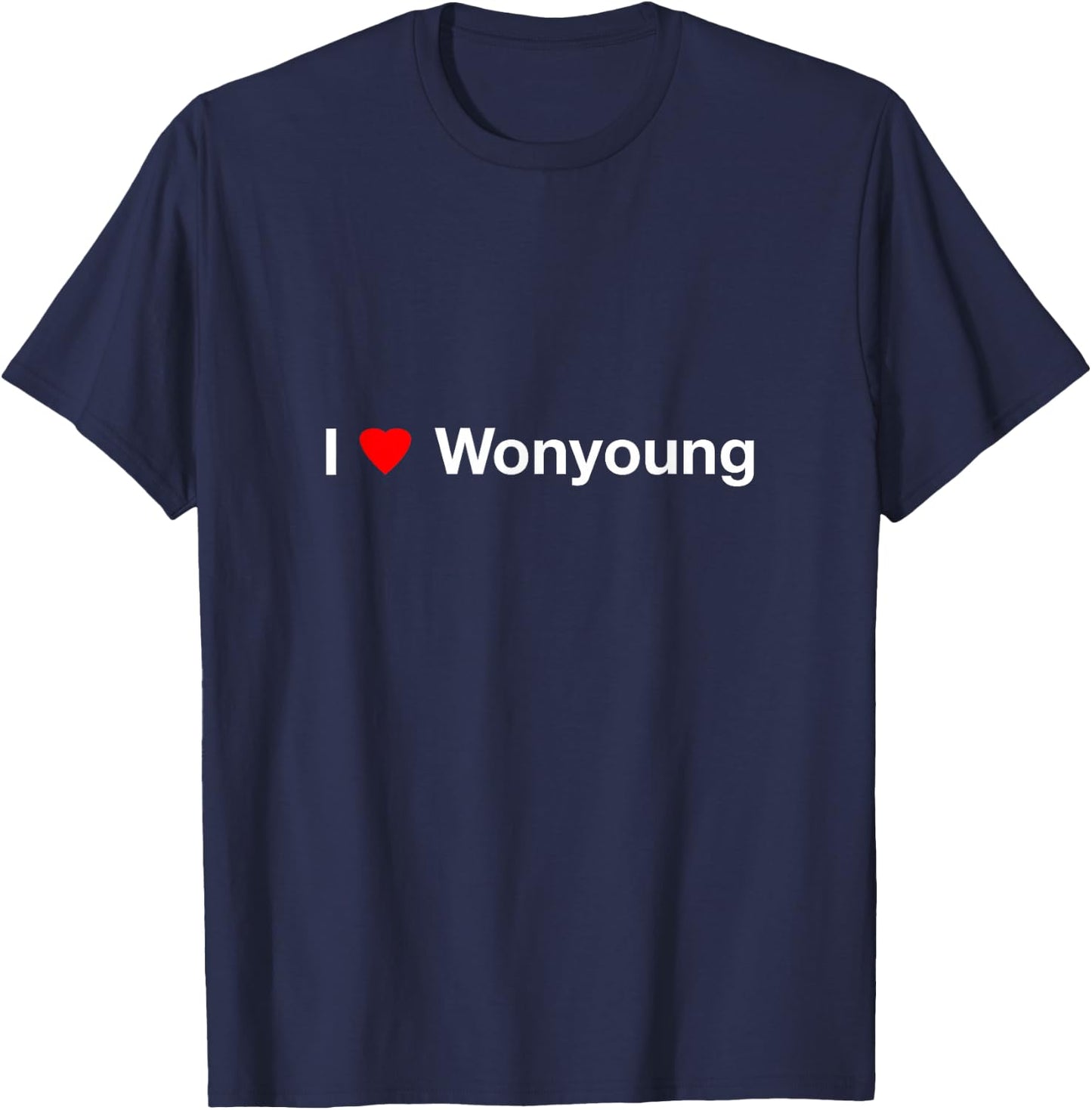 I Heart Wonyoung T-Shirt - T-Shirt | Navy