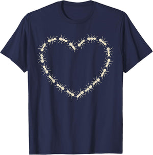 cute girl and women Ants Insects Ant Keeping T-Shirt - T-Shirt | Navy