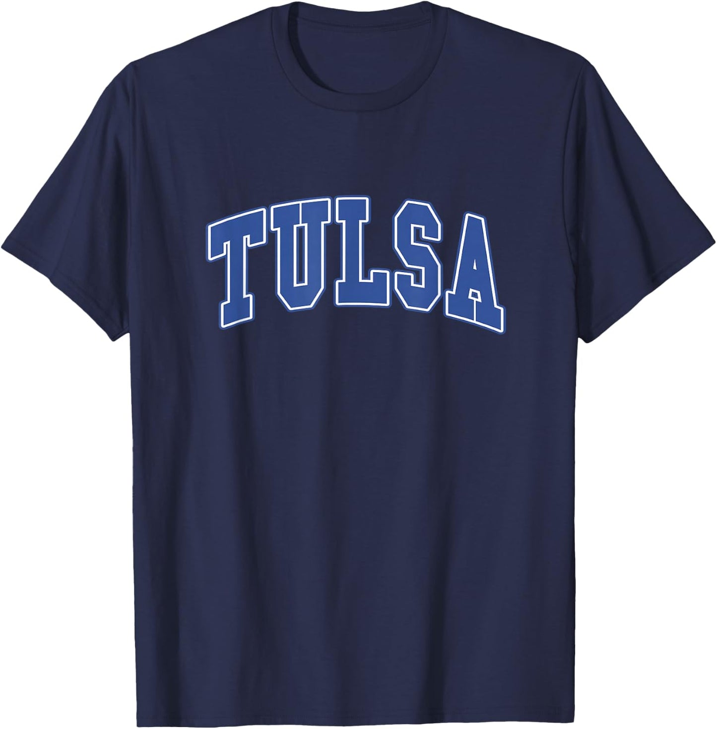 Tulsa - Hometown Pride - Throwback Design - Classic T-Shirt - T-Shirt | Navy