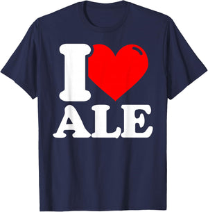 I love Ale T-Shirt - T-Shirt | Navy