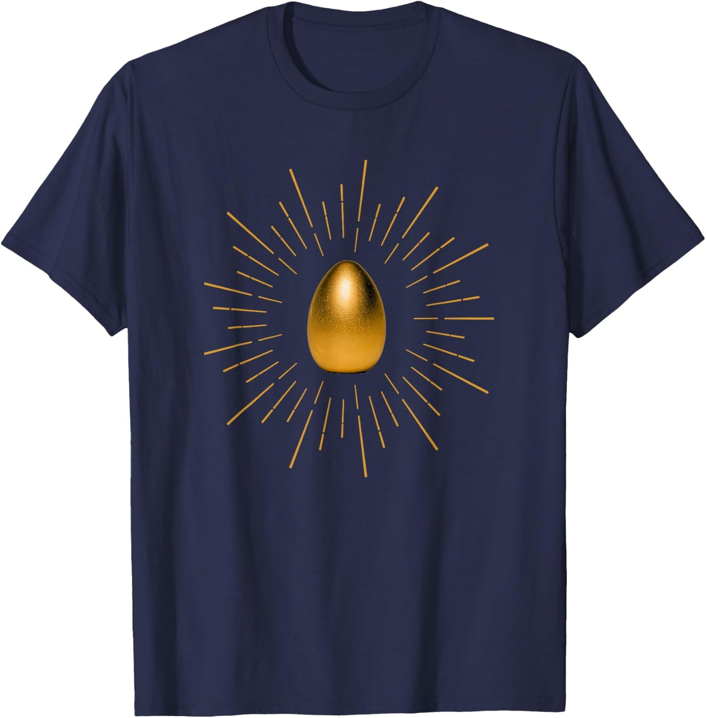 Golden Egg Easter, funny egg T-Shirt - T-Shirt | Navy