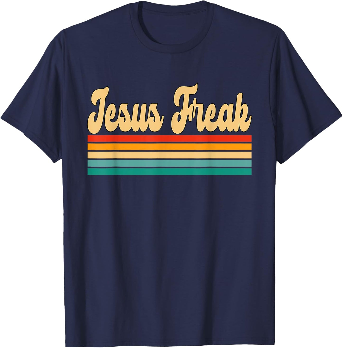 Jesus Freak Christian Bible T-Shirt - T-Shirt | Navy