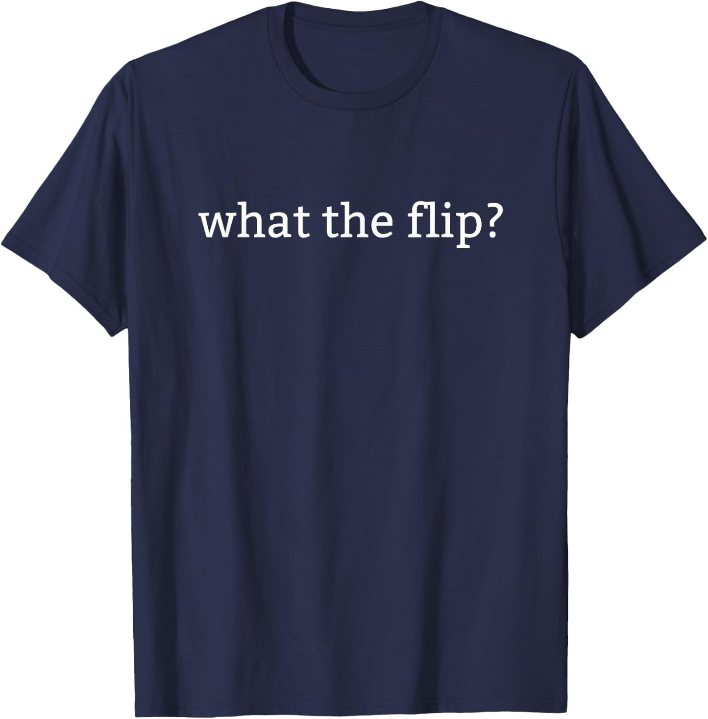 Flippin Serious Threds -Adults Black Modern T-Shirt - T-Shirt | Navy