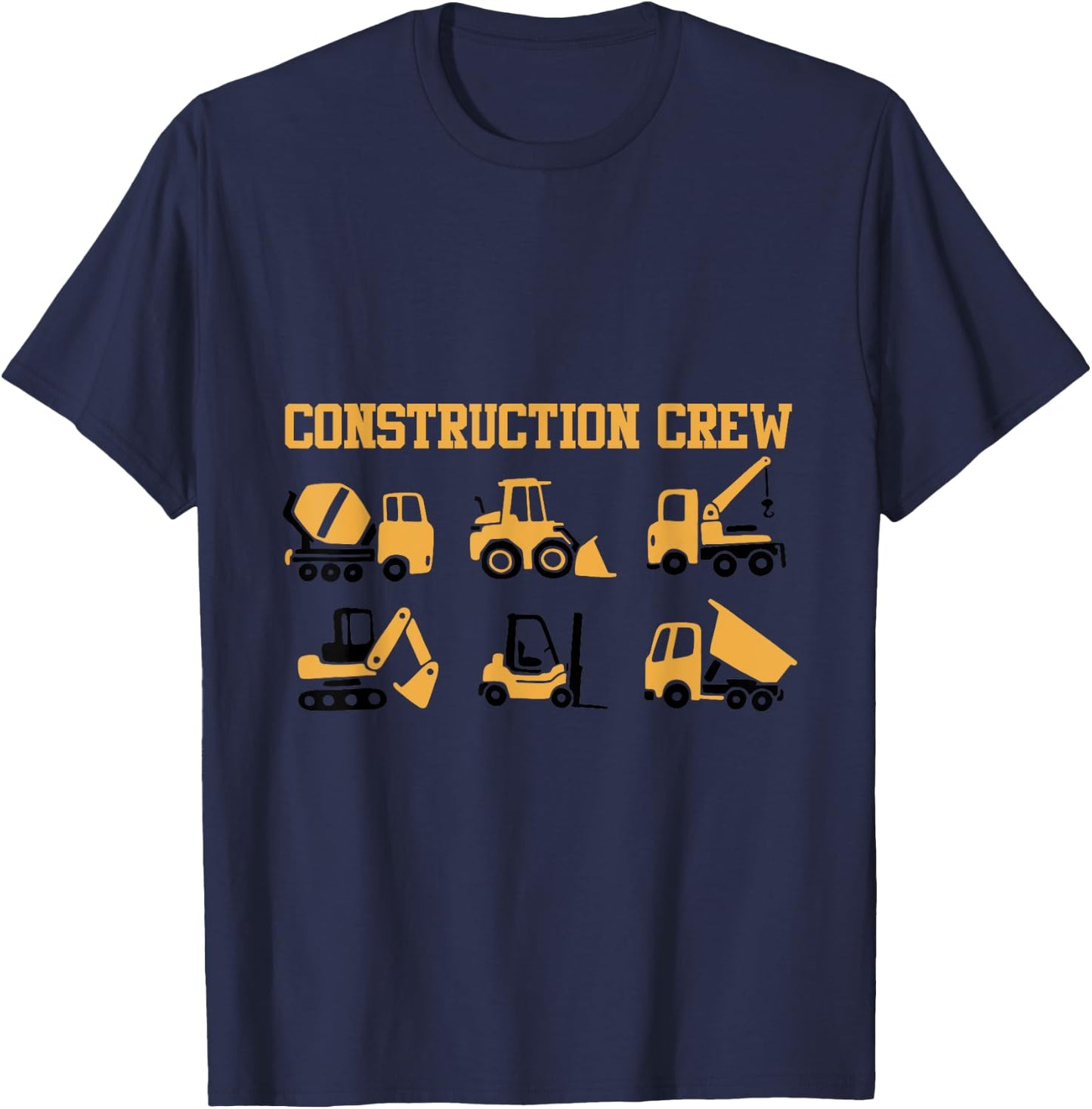 Construction Crew Concrete Worker Costume Concrete Fans T-Shirt - T-Shirt | Navy