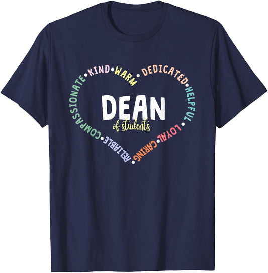 Administrator Appreciation Dean Of Students Back To School T-Shirt - T-Shirt | Navy