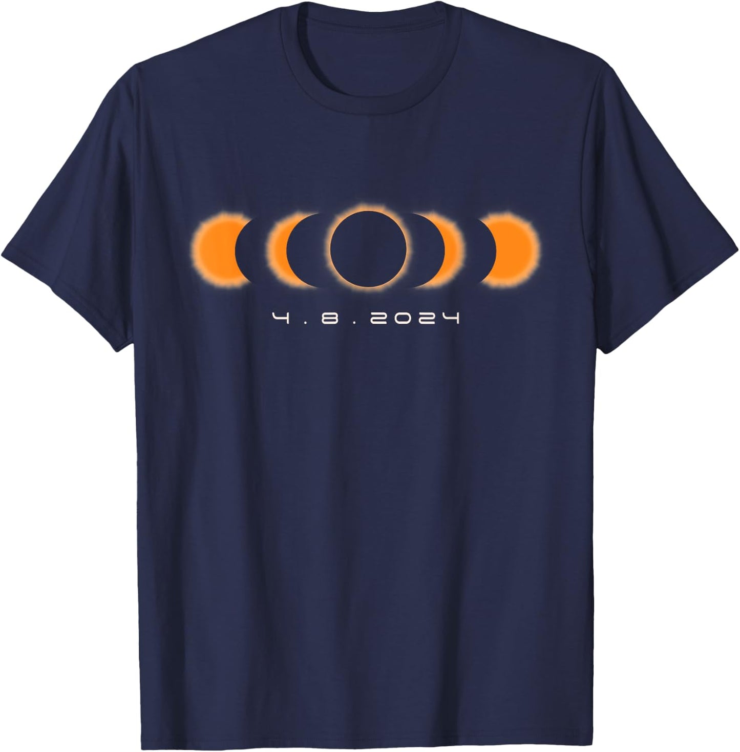 Total Solar Eclipse 2024 T-Shirt - T-Shirt | Navy