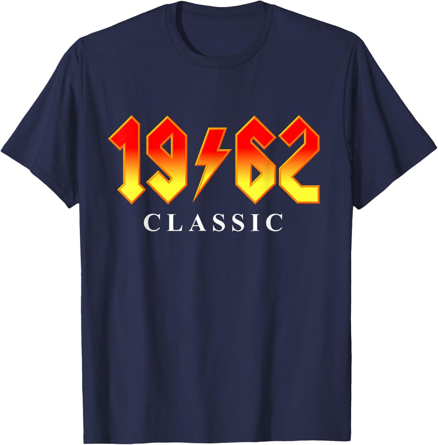 1962 Classic Rock 60th Birthday T-Shirt - T-Shirt | Navy