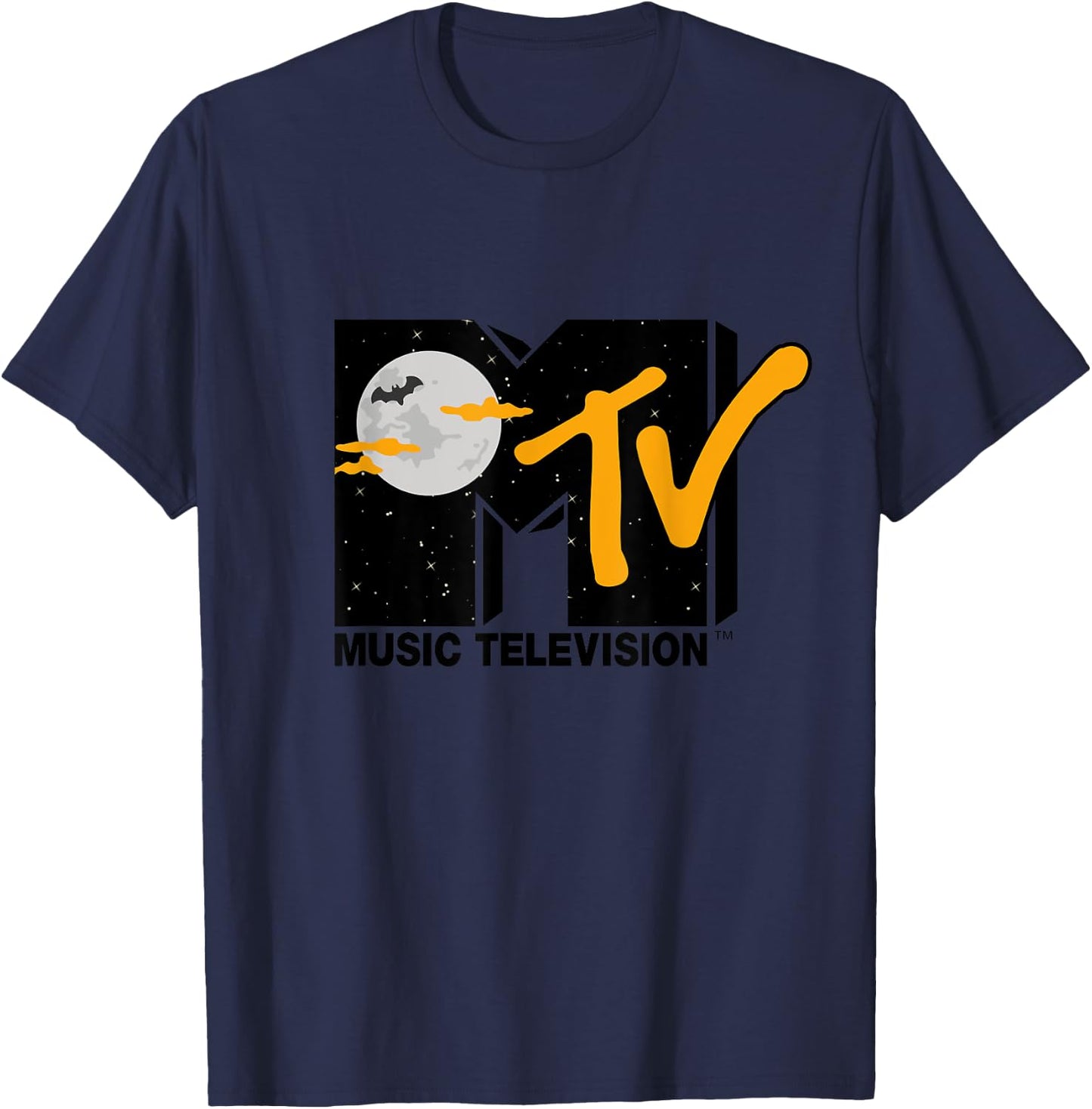 Mademark x MTV - The official MTV Logo original for Halloween T-Shirt - T-Shirt | Navy