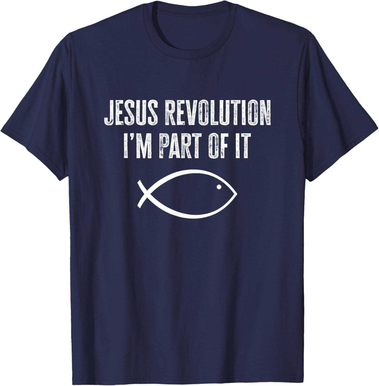 Jesus Revolution I'm Part of it - Marked by Jesus T-Shirt - T-Shirt | Navy