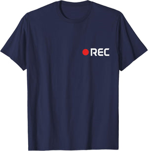 Cameraman REC Camera Man Film Director Filmmaker T-Shirt - T-Shirt | Navy