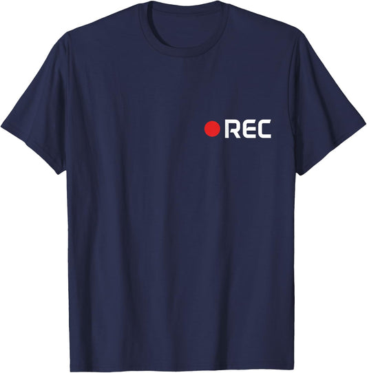 Cameraman REC Camera Man Film Director Filmmaker T-Shirt - T-Shirt | Navy