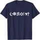 Coexist Harmony of Religions & Faiths T-Shirt - T-Shirt | Navy