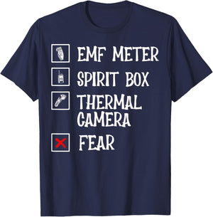 Phasmophobia - Ghost Hunter - Paranormal Investigators T-Shirt - T-Shirt | Navy