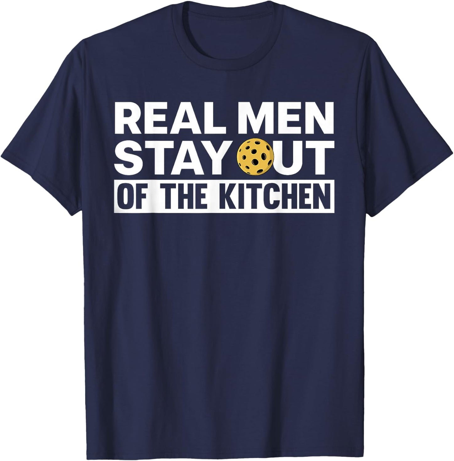 Cool Pickleball Dad Pickle Ball Sports Team Kitchen T-Shirt - T-Shirt | Navy
