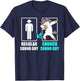 Regular Sound Guy & Church Sound Guy Unicorn Quote T-Shirt - T-Shirt | Navy