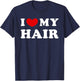 I Love My Hair T-Shirt - T-Shirt | Navy