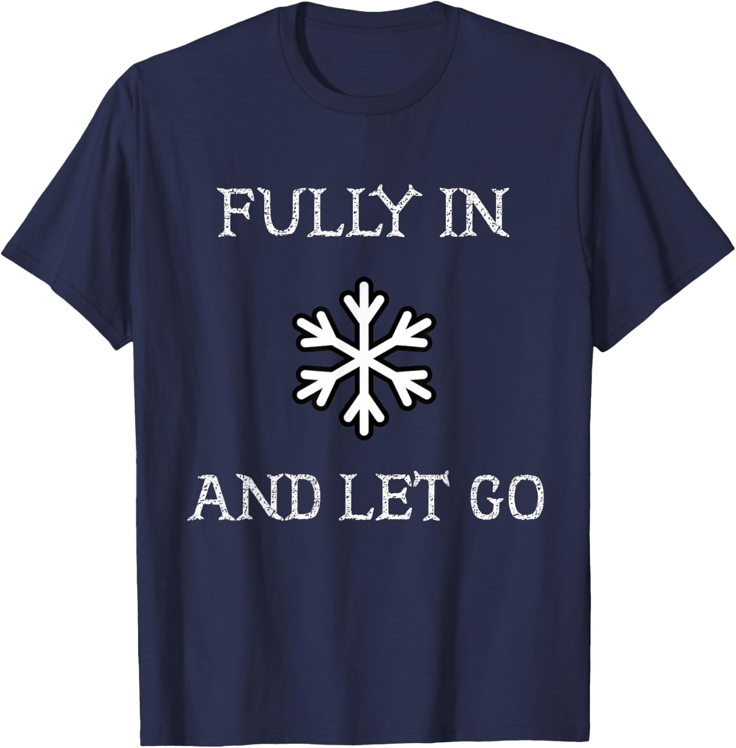 Funny Breathing Meditation Wim Hof Cold Exposure T-Shirt - T-Shirt | Navy