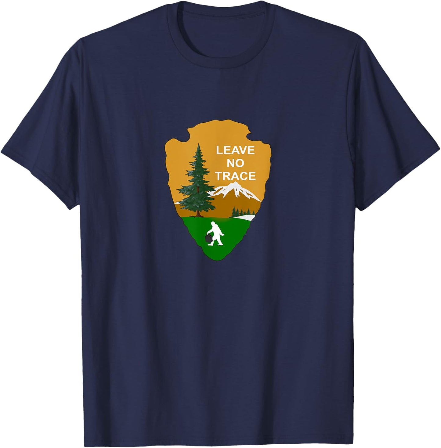 Leave No Trace National Parks Edition T-Shirt - T-Shirt | Navy