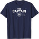 Aaron Judge - The Captain - New York Baseball T-Shirt - T-Shirt | Navy