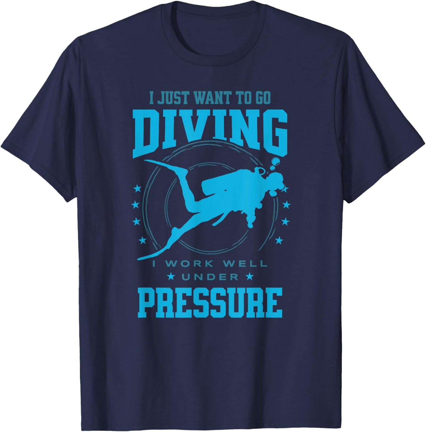 Scuba Diving Flag Gear Scuba Diving Equipment Deep Dive T-Shirt - T-Shirt | Navy