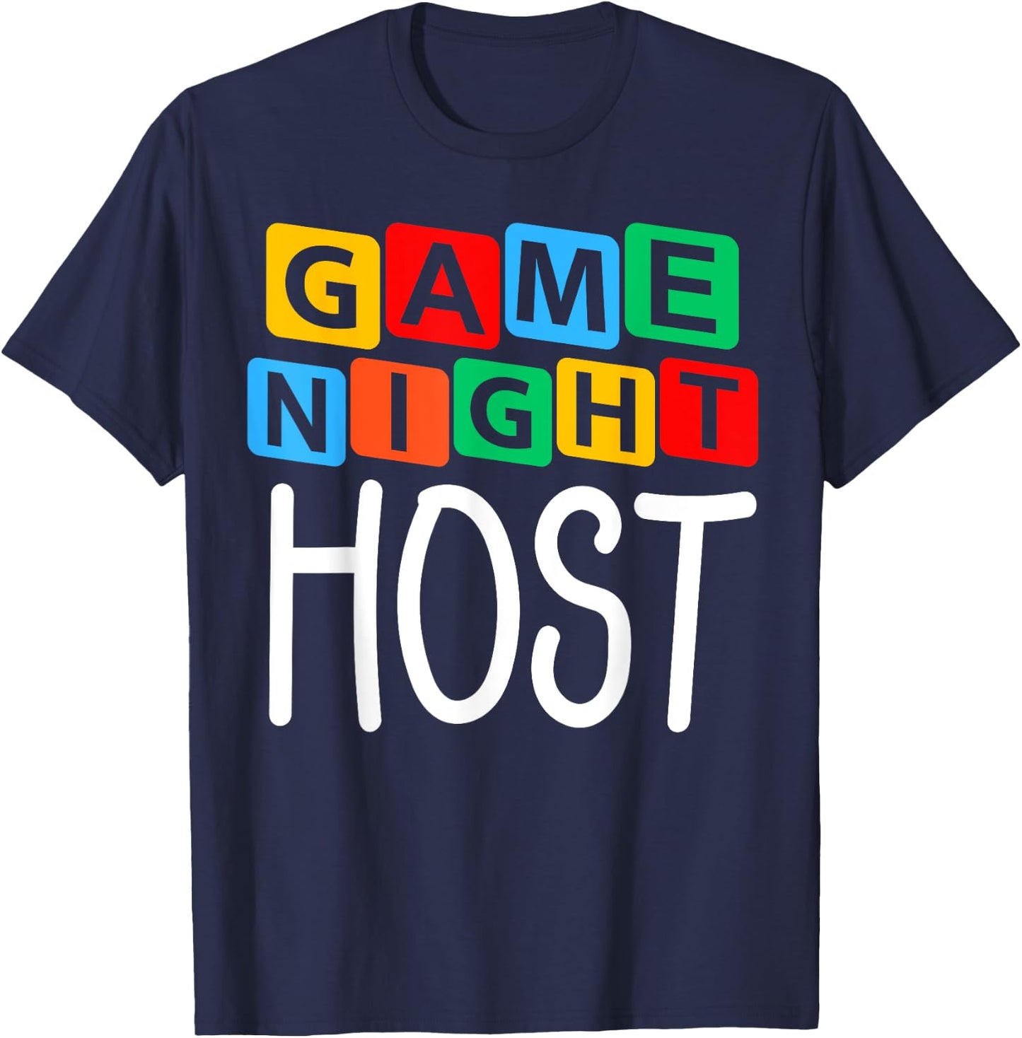 Trivia Night Team Family Game Night Host T-Shirt - T-Shirt | Navy