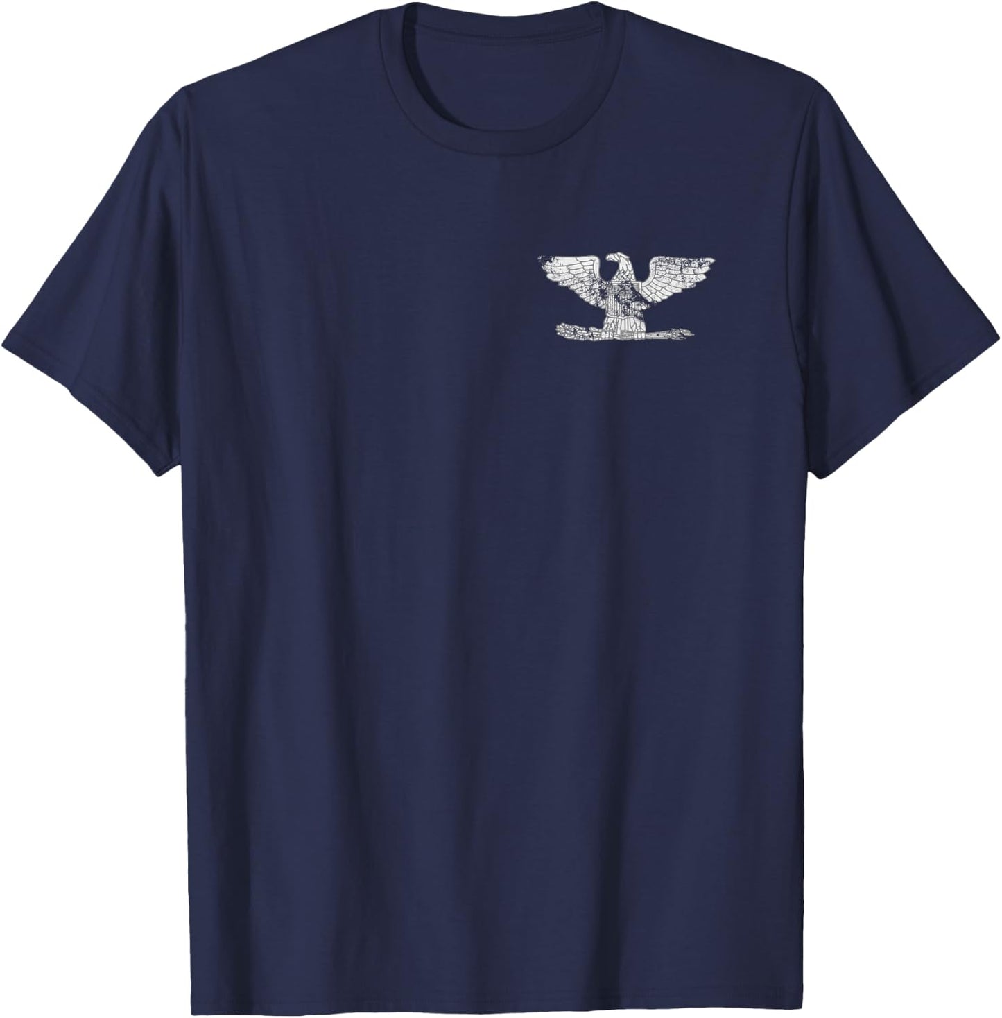 US Army Rank - Colonel (O-6) - COL Vintage Look T-Shirt - T-Shirt | Navy