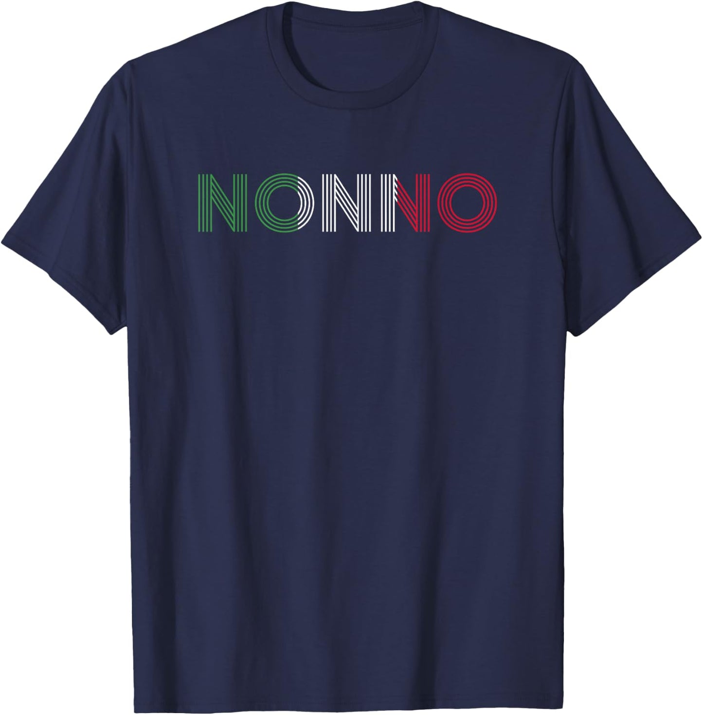 Grandpa Italian Family Roots Italy Home Country Nonno T-Shirt - T-Shirt | Navy