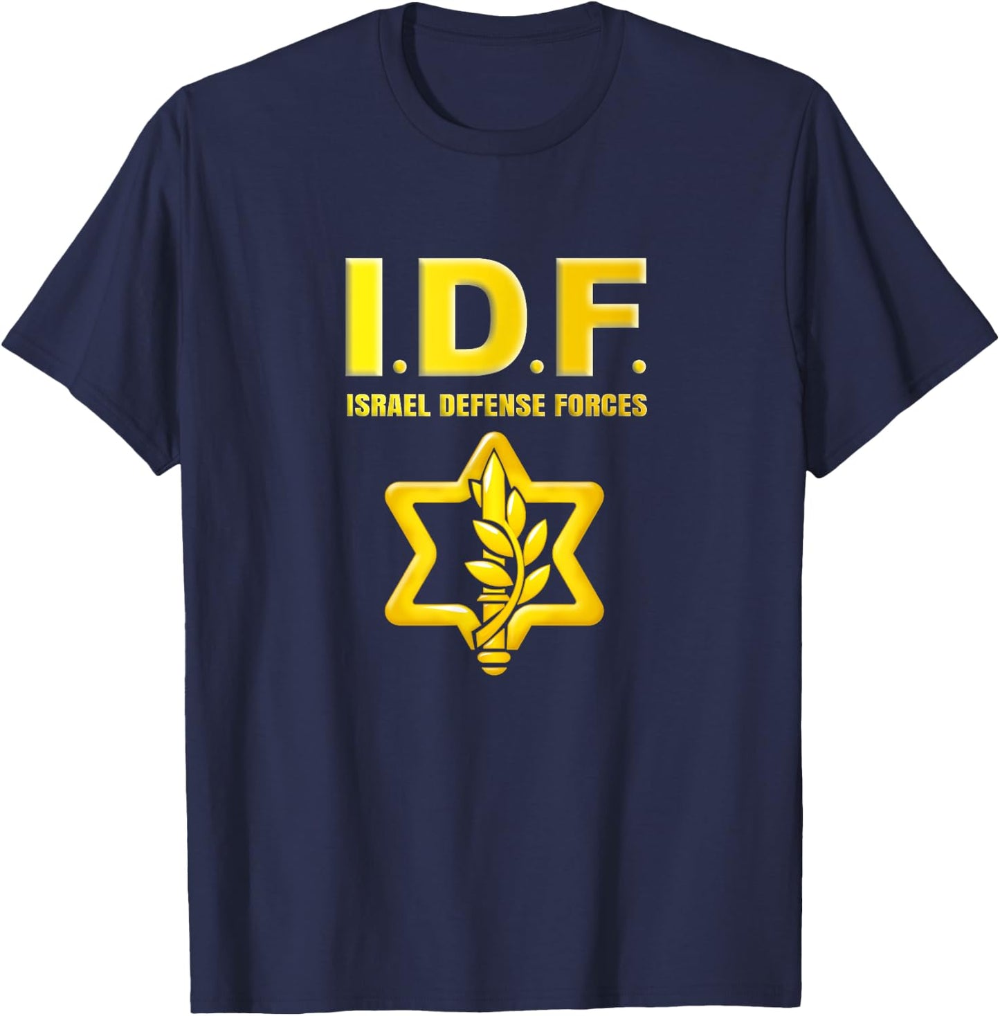 Israel Defense Forces shirt IDF Tzahal Krav Maga T-Shirt - T-Shirt | Navy