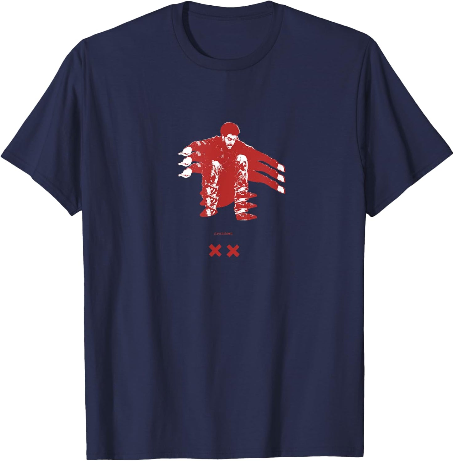 Grandson Jump Stack T-Shirt - T-Shirt | Navy