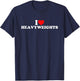 I Love Heavyweights T-Shirt - T-Shirt | Navy