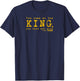 The Wire Come at The King Omar Quote Adult T-Shirt - T-Shirt | Navy