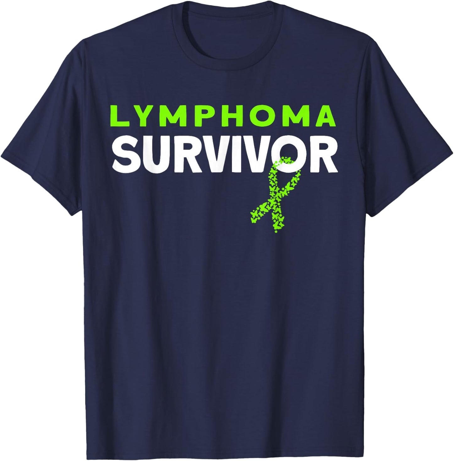 Lymphoma Survivor T-Shirt - T-Shirt | Navy