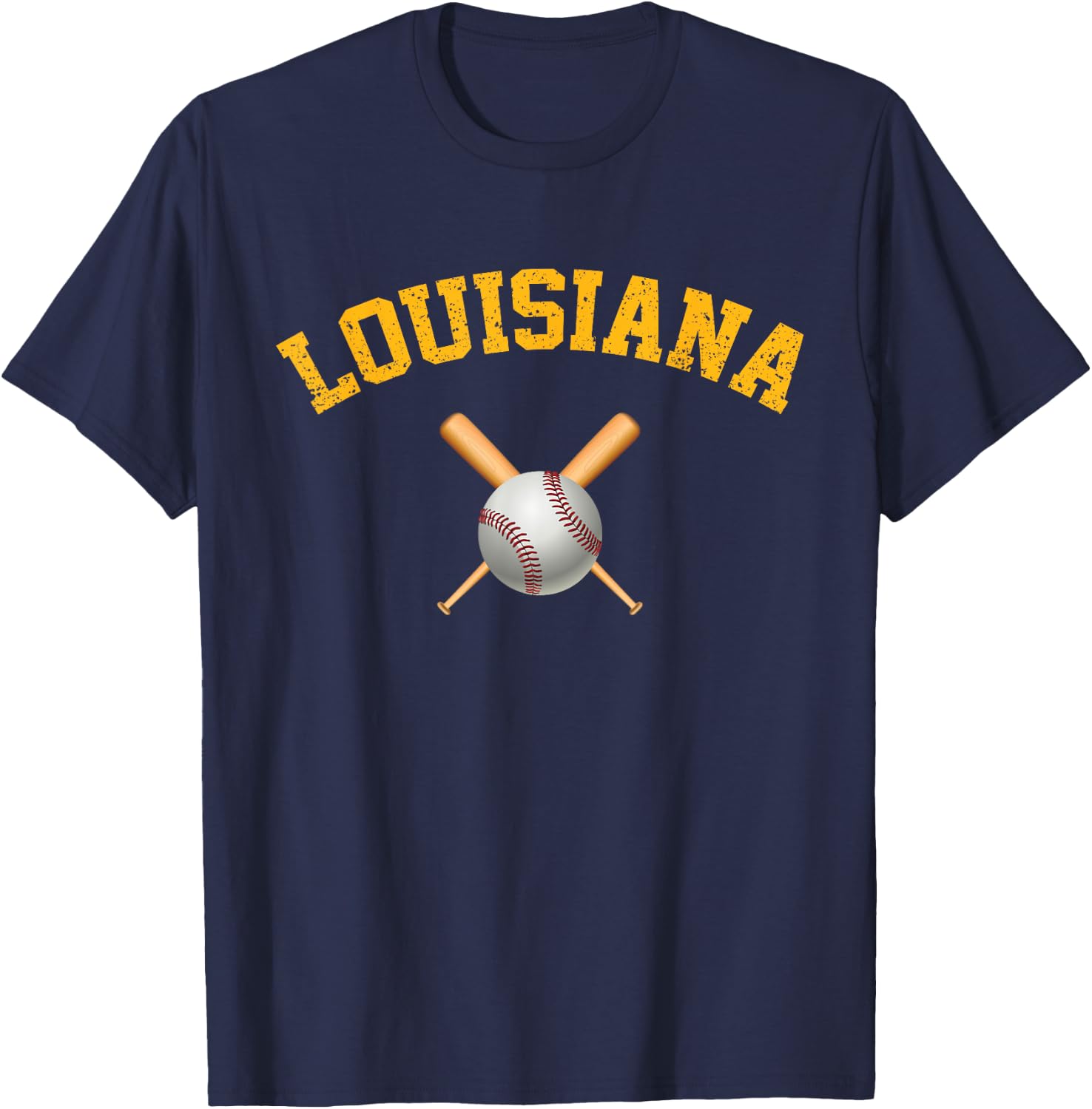 Louisiana Baseball T-Shirt - T-Shirt | Navy
