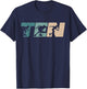 10th Birthday Inline Skater Rollerblading Boys Kids Retro T-Shirt - T-Shirt | Navy