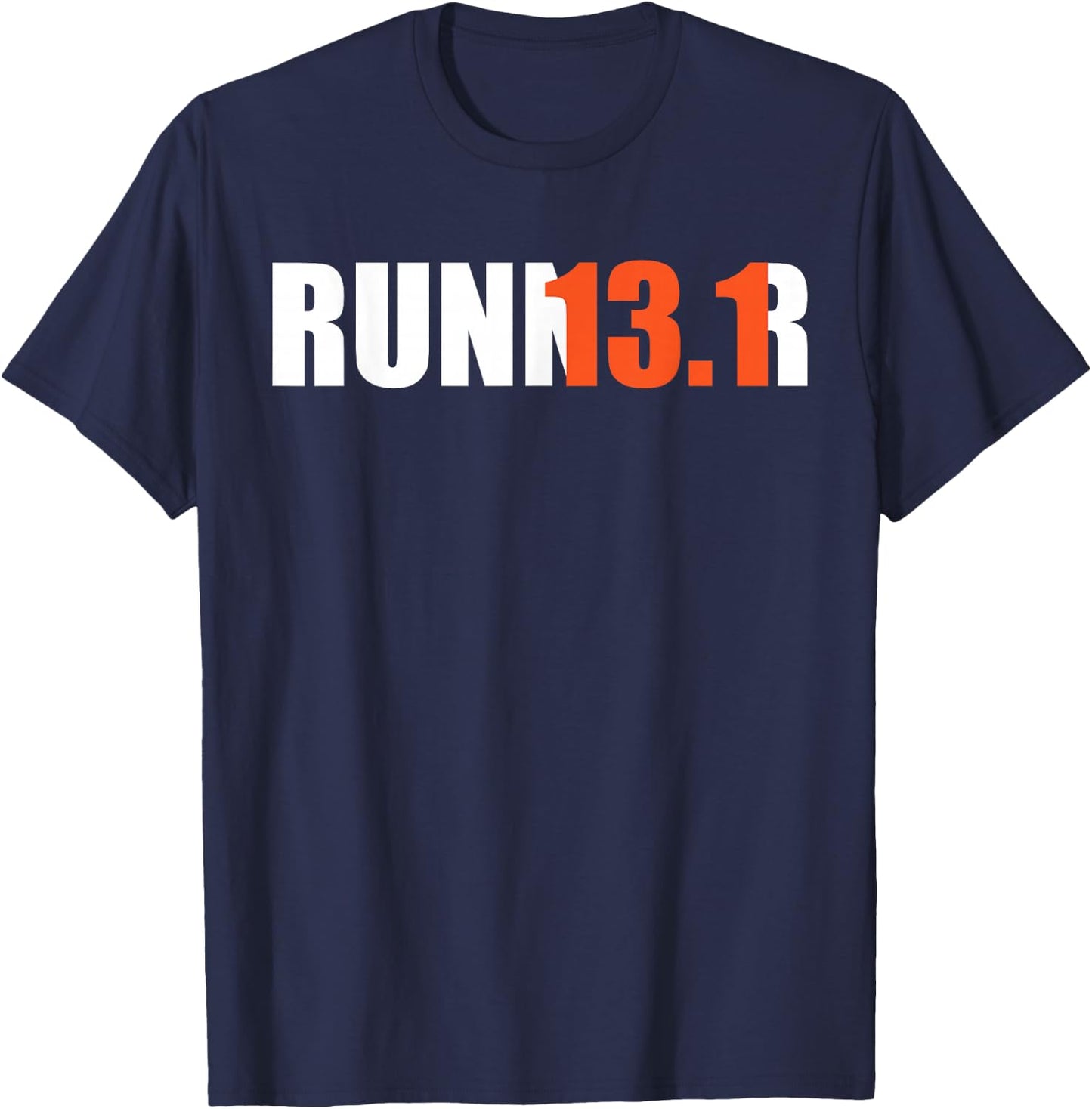 Marathon Finisher Runner Running Lover Funny Half Marathon T-Shirt - T-Shirt | Navy