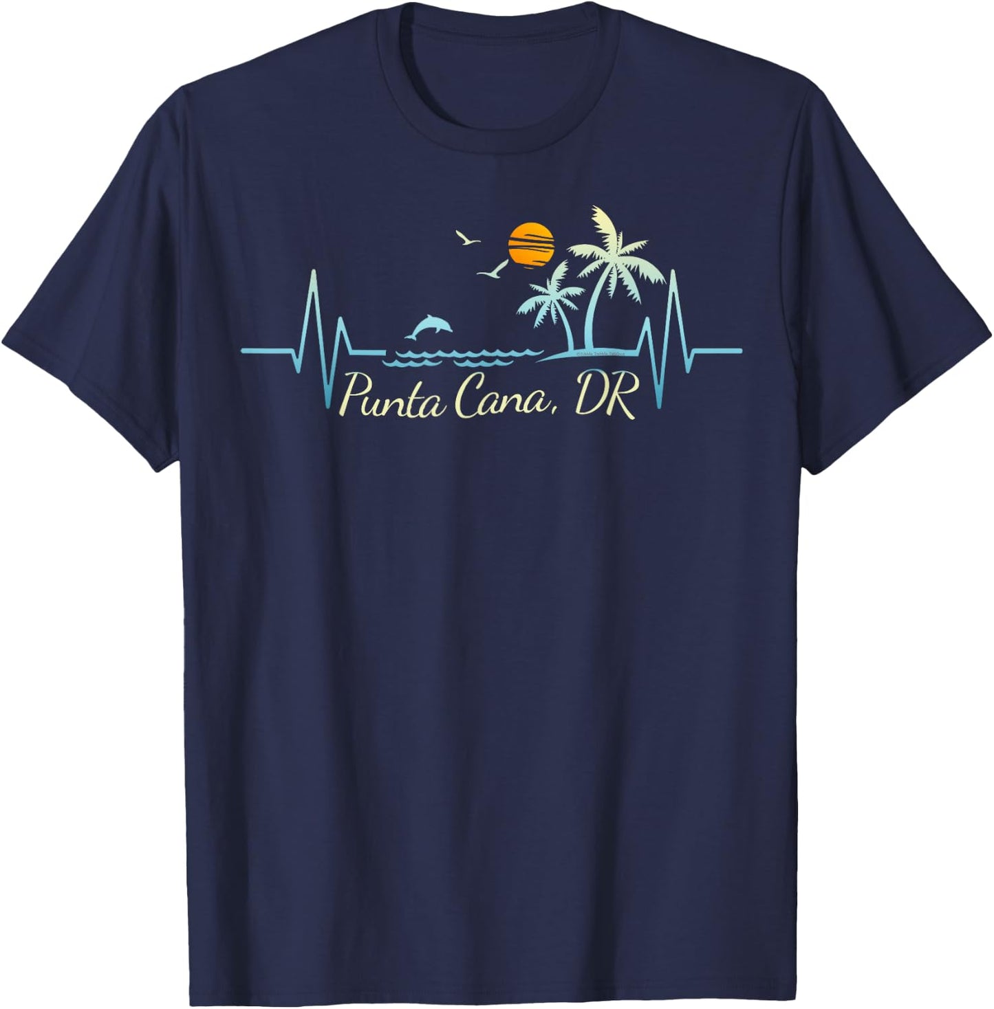 Punta Cana DR Souvenir Spring Break Punta Cana T-Shirt - T-Shirt | Navy