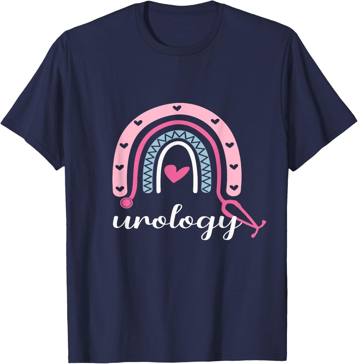 Rainbow urology Nurse T-Shirt - T-Shirt | Navy