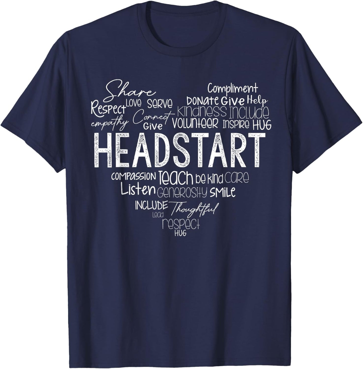 Girl First Day Headstart Leopard Plaid Back School Teacher T-Shirt - T-Shirt | Navy