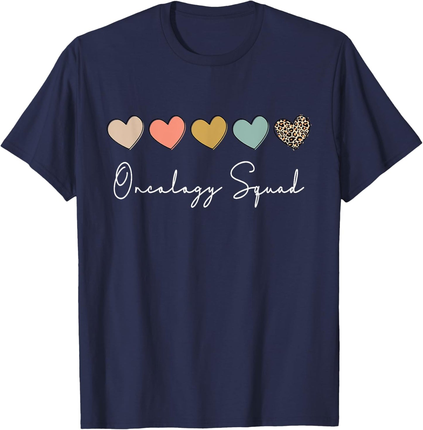 Oncology Squad Oncology Nurse Squad Oncology Nurse Team T-Shirt - T-Shirt | Navy