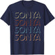 Sonja First Name My Personalized Named T-Shirt - T-Shirt | Navy