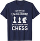 I May Look Like I'm Listening But I'm Thinking About CHESS T-Shirt - T-Shirt | Navy