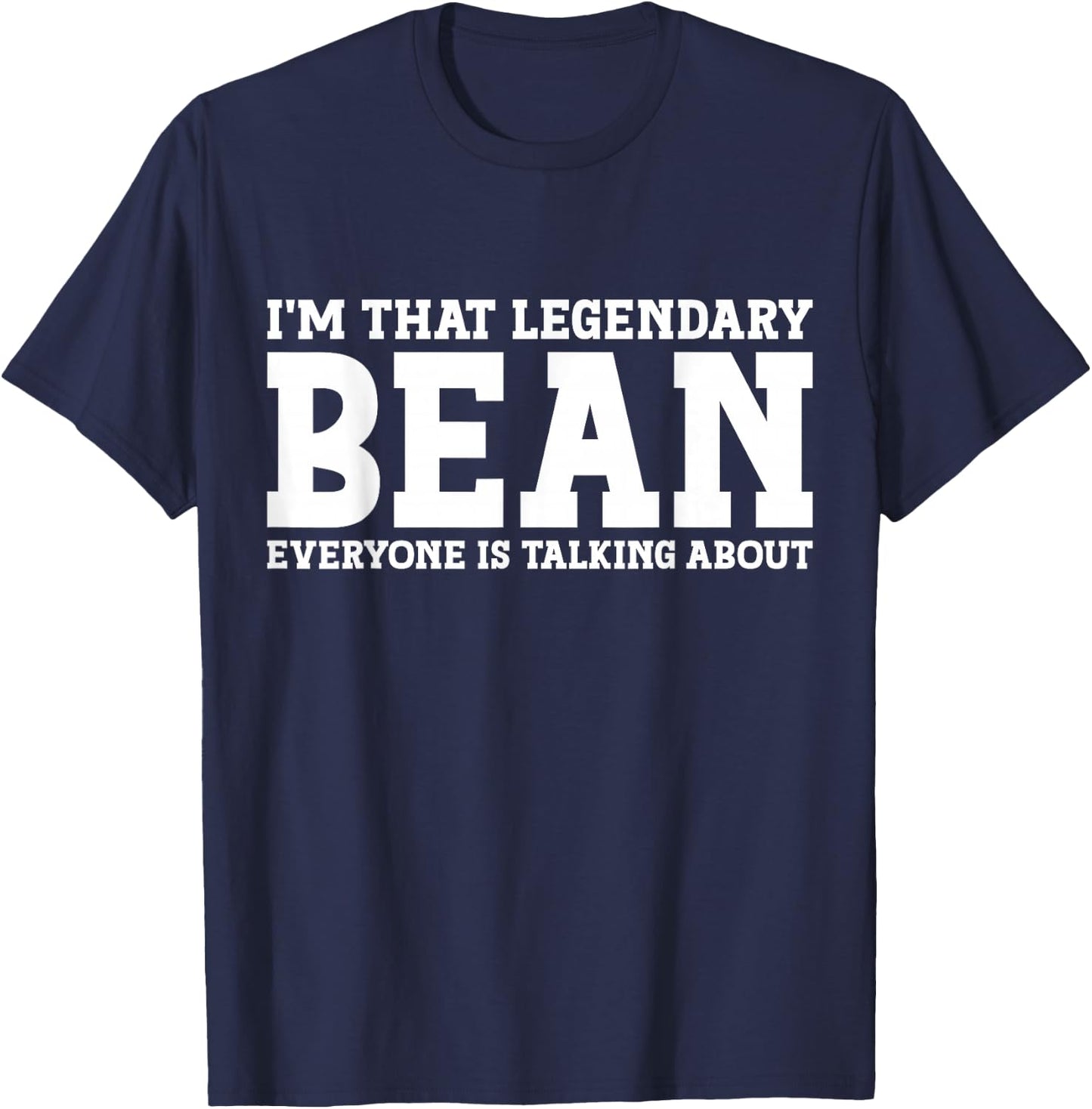 Bean Surname Funny Team Family Last Name Bean T-Shirt - T-Shirt | Navy