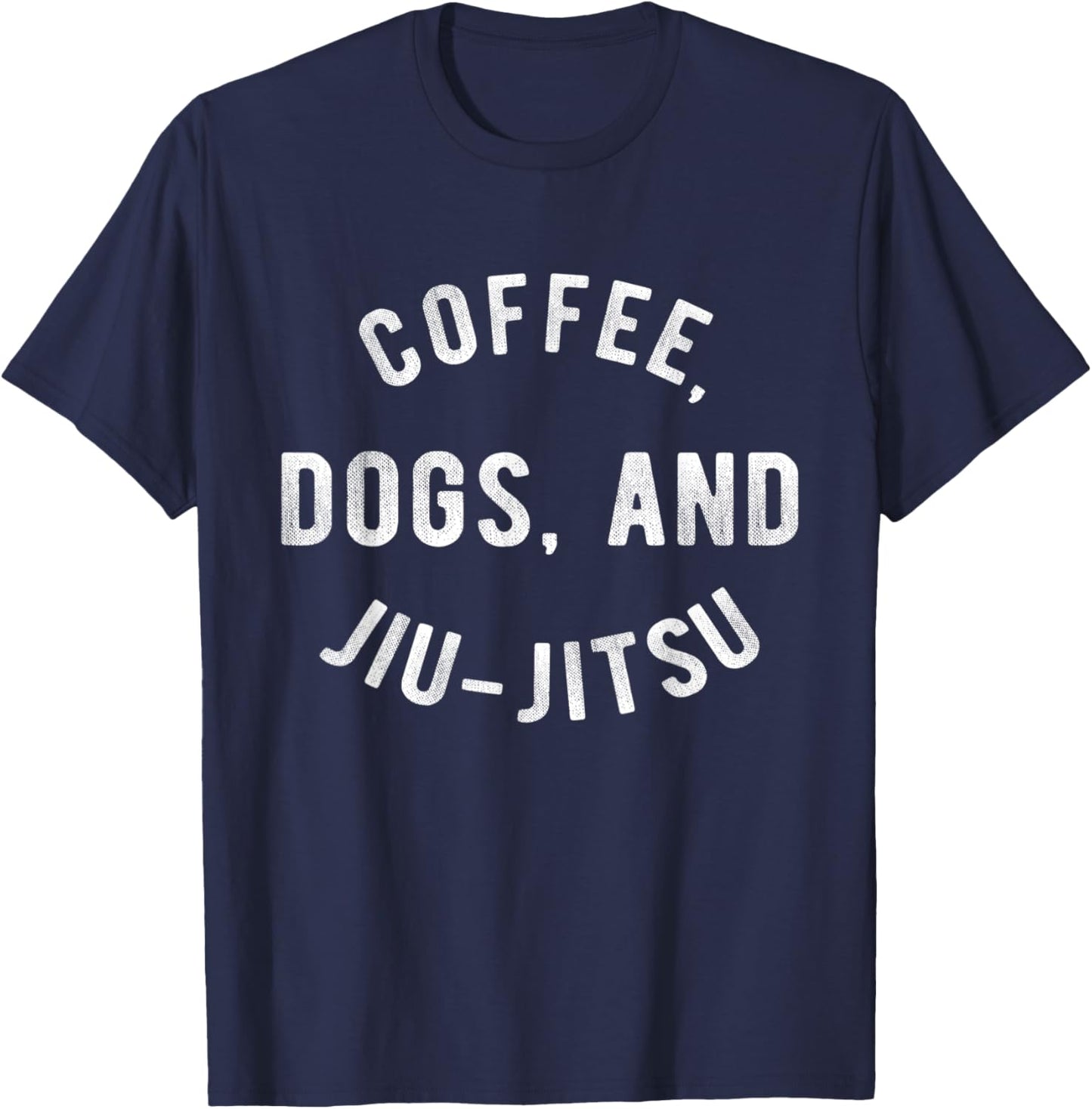 Coffee Dogs Jiu Jitsu BJJ Jujitsu Dog Lover Pet Owner Women T-Shirt - T-Shirt | Navy