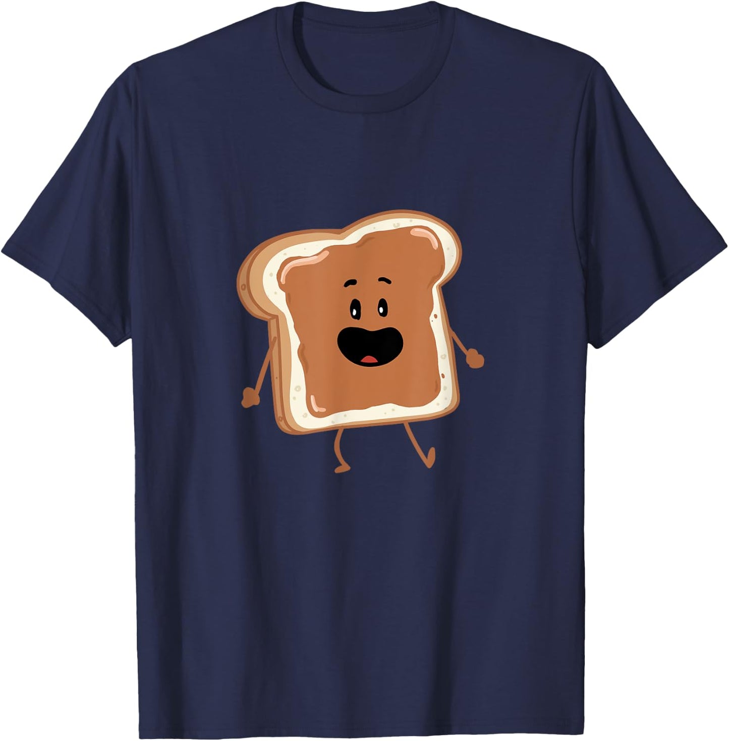 Dancing Peanut Butter matching Peanut Butter and Jelly T-Shirt - T-Shirt | Navy