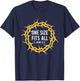 One Size Fits All - Bible Christian Faith Jesus Christ T-Shirt - T-Shirt | Navy